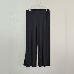 Old Navy Playa Wide Leg Pants High Waist Black Womens Medium